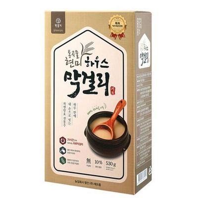 [BanGongGi] Whole Grain Brown Rice It is Korean Traditional Liquor Homemade House Makgeolli (Rice Wine) Making KIT 5 Bottles