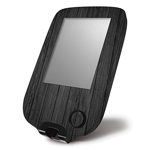 MIGHTY SKINS Skin Compatible with Abbott Freestyle Libre 1 & 2 - Black Wood Protective, Durable, and Unique Vinyl Decal wrap Cover Easy to Apply, Remove, and Change Styles Made in The USA (ABFRLI10D-Black Wood)