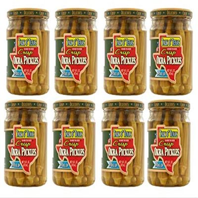 Talk O Texas Okra Pickled Mild (2 count) (Pack of 4)