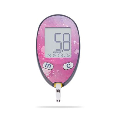 MightySkins Skin Compatible with Abbott Freestyle Freedom Lite - Pink Diamond | Protective, Durable, and Unique Vinyl Decal wrap Cover | Easy to Apply, Remove, and Change Styles | Made in The USA