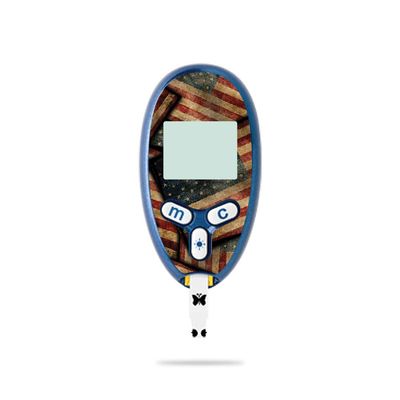 MightySkins Skin Compatible with Abbott Freestyle Lite - Vintage American | Protective, Durable, and Unique Vinyl Decal wrap Cover | Easy to Apply, Remove, and Change Styles | Made in The USA