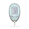 MightySkins Skin Compatible with Abbott Freestyle Freedom Lite - Aqua Chevron | Protective, Durable, and Unique Vinyl Decal wrap Cover | Easy to Apply, Remove, and Change Styles | Made in The USA view 1