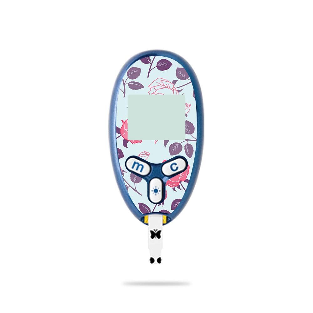 MightySkins Skin Compatible with Abbott Freestyle Lite - Vintage Floral | Protective, Durable, and Unique Vinyl Decal wrap Cover | Easy to Apply, Remove, and Change Styles | Made in The USA