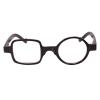 BEISON One Square One Round Readers Reading Glasses (Black, 3.5) view 2