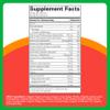 SmartyPants Organic Kids Multivitamin Gummies: Omega 3 (ALA), Vitamin D3, C, Vitamin B12, B6, A, K & Zinc for Immune Support, Biotin, Vegetarian, Three Fruit Flavors, 120 Count (30 Day Supply) view 3