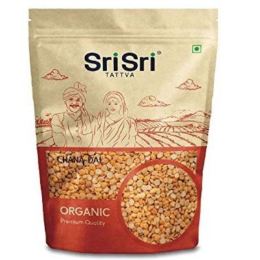 Sri Sri Tattva Chana Dal Organic , 500g(Pack of 4 )