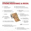 Dynamic Tape Original | Biomechanical Adhesive Tape | Physio Tape for Knee, Ankle, Shoulder, Leg, Muscle Support | Sports Tape for Football, Rugby, Ideal for Athletes | Beige & Black - 2" (1) view 4