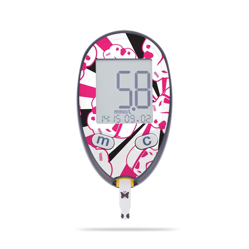 MightySkins Skin Compatible with Abbott Freestyle Freedom Lite - Pink Trooper Storm | Protective, Durable, and Unique Vinyl Decal wrap Cover | Easy to Apply, Remove | Made in The USA
