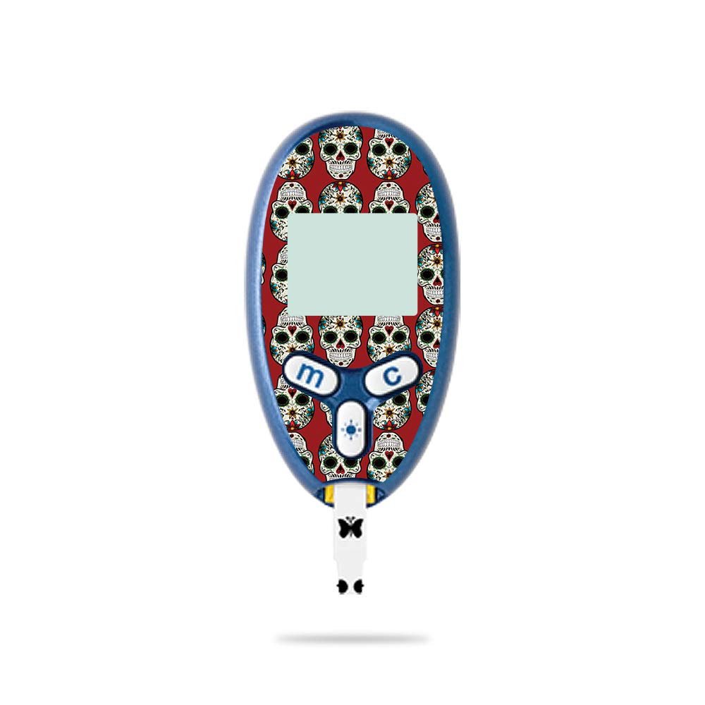 MightySkins Skin Compatible with Abbott Freestyle Lite - Sugar Skull | Protective, Durable, and Unique Vinyl Decal wrap Cover | Easy to Apply, Remove, and Change Styles | Made in The USA