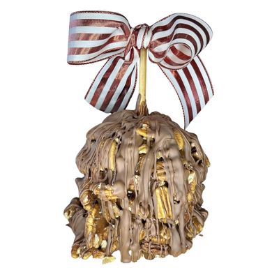 TV's Deli & Diner Gourmet Jumbo Caramel Apple | Caramel, Toasted Pecans & Milk Chocolate | Handmade & Freshly Prepared (Pecan Milk Chocolate)