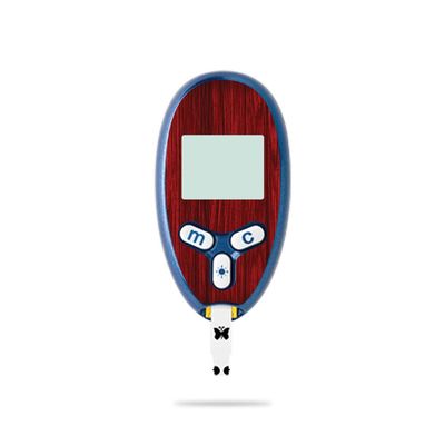 MightySkins Skin Compatible with Abbott Freestyle Lite - Cherry Grain | Protective, Durable, and Unique Vinyl Decal wrap Cover | Easy to Apply, Remove, and Change Styles | Made in The USA