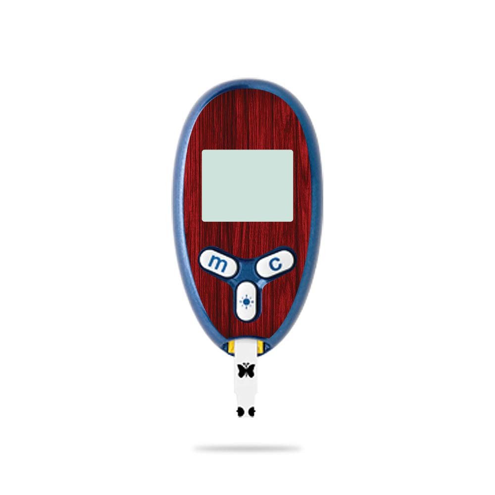 MightySkins Skin Compatible with Abbott Freestyle Lite - Cherry Grain | Protective, Durable, and Unique Vinyl Decal wrap Cover | Easy to Apply, Remove, and Change Styles | Made in The USA