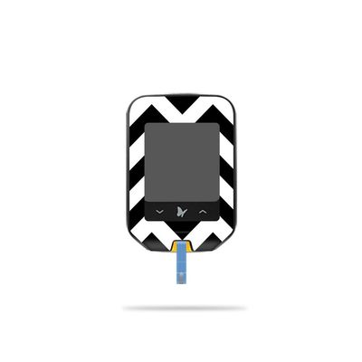 MightySkins Skin Compatible with Abbott Freestyle Precision Neo - Black Chevron | Protective, Durable, and Unique Vinyl Decal wrap Cover | Easy to Apply, Remove, and Change Styles | Made in The USA