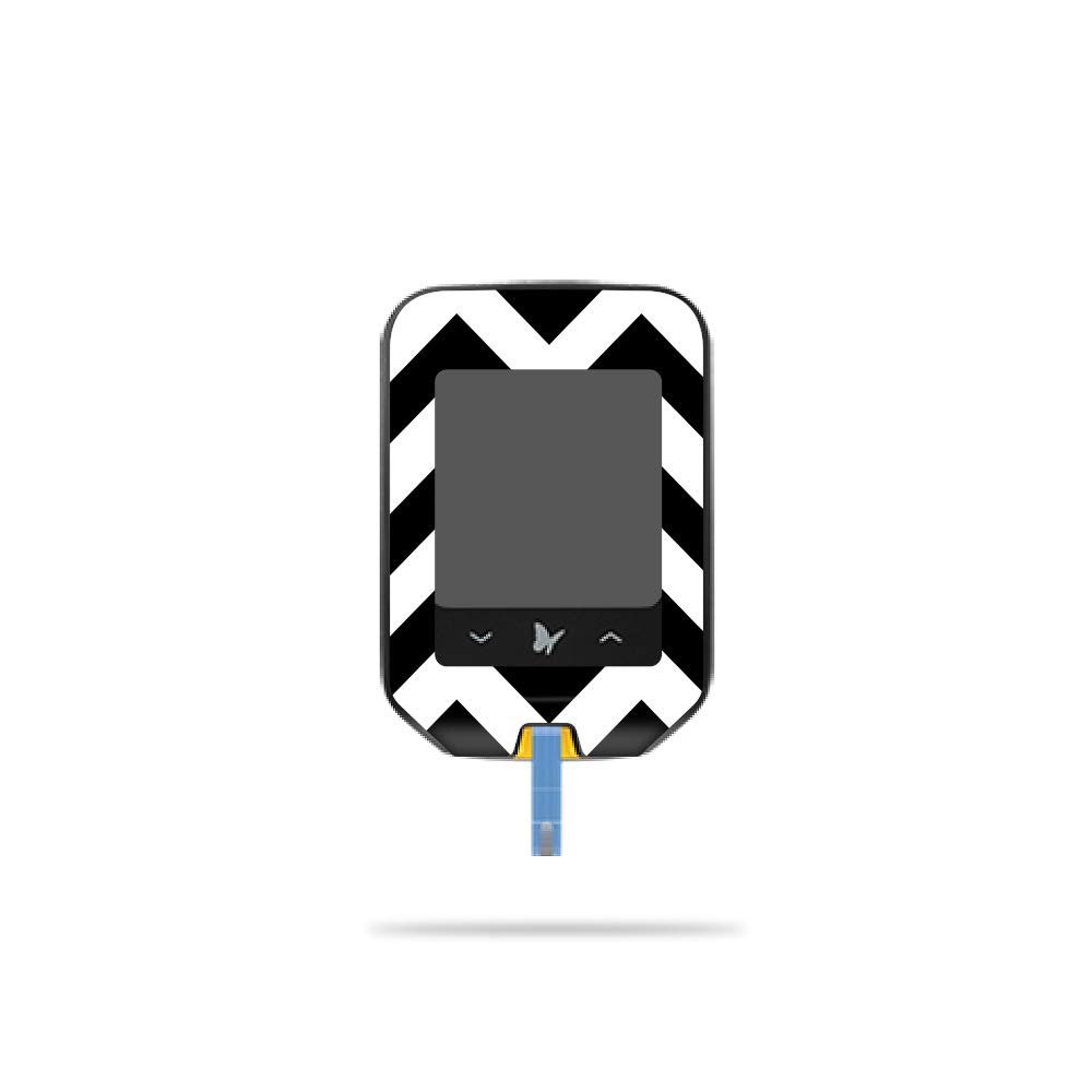 MightySkins Skin Compatible with Abbott Freestyle Precision Neo - Black Chevron | Protective, Durable, and Unique Vinyl Decal wrap Cover | Easy to Apply, Remove, and Change Styles | Made in The USA