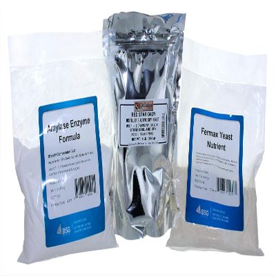 1lb Fermax Yeast Nutrient, 1lb Distiller's Yeast, 1lb Amylase Enzyme (Distiller's Power Pack)