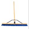 24'' RK Safety Wooden Push Broom With Brace and Bamboo Handle (Pack of 6) view 1