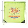 Fireworks with custom name- Family Reunion Party Favor Gift Bags - 10PK Lime CE2500FAM S36 view 2