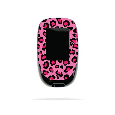 MightySkins Skin Compatible with Accu-Chek Nano - Pink Leopard | Protective, Durable, and Unique Vinyl Decal wrap Cover | Easy to Apply, Remove, and Change Styles | Made in The USA
