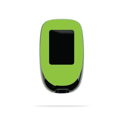 MightySkins Skin Compatible with Accu-Chek Nano - Solid Lime Green | Protective, Durable, and Unique Vinyl Decal wrap Cover | Easy to Apply, Remove, and Change Styles | Made in The USA