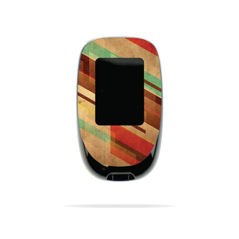 MightySkins Skin Compatible with Accu-Chek Nano - Abstract Wood | Protective, Durable, and Unique Vinyl Decal wrap Cover | Easy to Apply, Remove, and Change Styles | Made in The USA