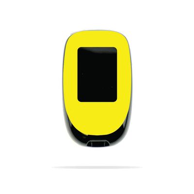 MightySkins Skin Compatible with Accu-Chek Nano - Solid Yellow | Protective, Durable, and Unique Vinyl Decal wrap Cover | Easy to Apply, Remove, and Change Styles | Made in The USA