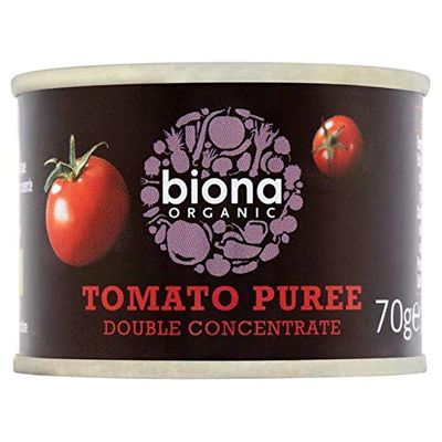 Biona Organic Tomato Puree Double Concentrate - 70g (0.15 lbs)