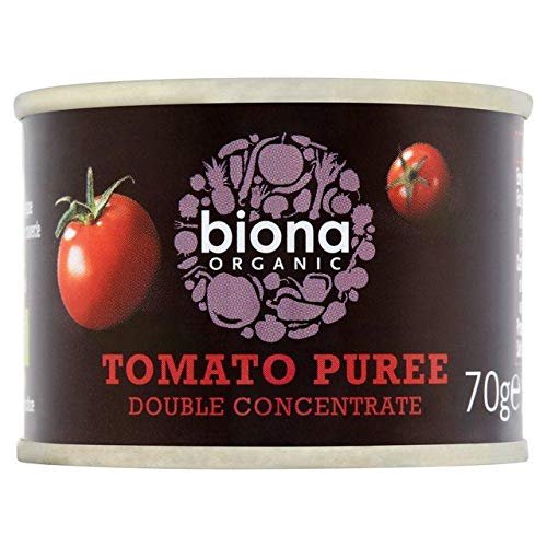 Biona Organic Tomato Puree Double Concentrate - 70g (0.15 lbs)