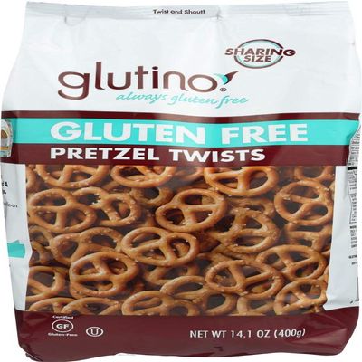 Gluten Free by Glutino Pretzel Twists, Delicious Everyday Snack, Salted, 14.1 Ounce (2 Pack)