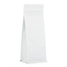 1000ea - 4-1/8 X 3-1/8 X 10-7/8 White Square Bottom Gstd Bg - 5 mil Thick Gusset - 3 1/8''