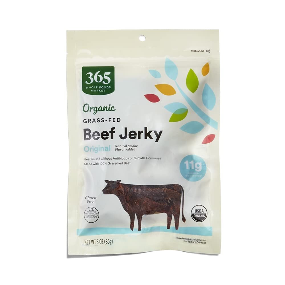 365 by Whole Foods Market, Organic Original Beef Jerky, 3 Ounce