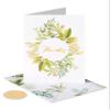 Papyrus Thank You Cards with Envelopes, Simple Leaf (14-Count) view 1