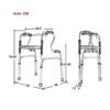 Bariatric Heavy-Duty Folding Walker with Shower Seat for Seniors - Adult Walkers - Portable Mobility Aid for Elderly Adjustable Height view 2