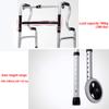 Bariatric Heavy-Duty Folding Walker with Shower Seat for Seniors - Adult Walkers - Portable Mobility Aid for Elderly Adjustable Height view 4