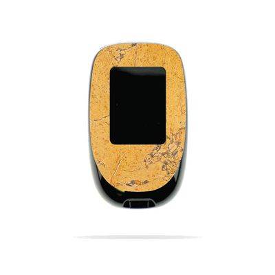 MightySkins Skin Compatible with Accu-Chek Nano - Saffron Marble | Protective, Durable, and Unique Vinyl Decal wrap Cover | Easy to Apply, Remove, and Change Styles | Made in The USA