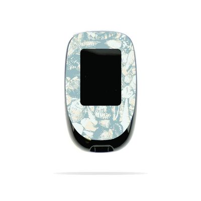MightySkins Skin Compatible with Accu-Chek Nano - Blue Seashells | Protective, Durable, and Unique Vinyl Decal wrap Cover | Easy to Apply, Remove, and Change Styles | Made in The USA