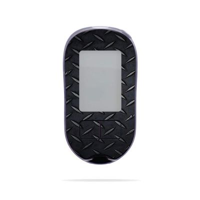 MightySkins Skin Compatible with Accu-Chek Aviva Plus - Black Diamond Plate | Protective, Durable, and Unique Vinyl Decal wrap Cover | Easy to Apply, Remove, and Change Styles | Made in The USA