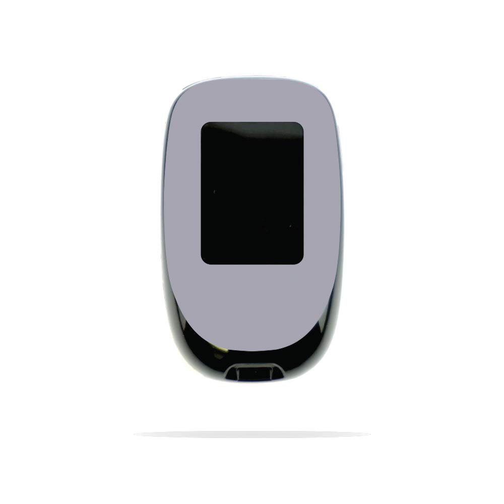 MightySkins Skin Compatible with Accu-Chek Nano - Solid Gray | Protective, Durable, and Unique Vinyl Decal wrap Cover | Easy to Apply, Remove, and Change Styles | Made in The USA