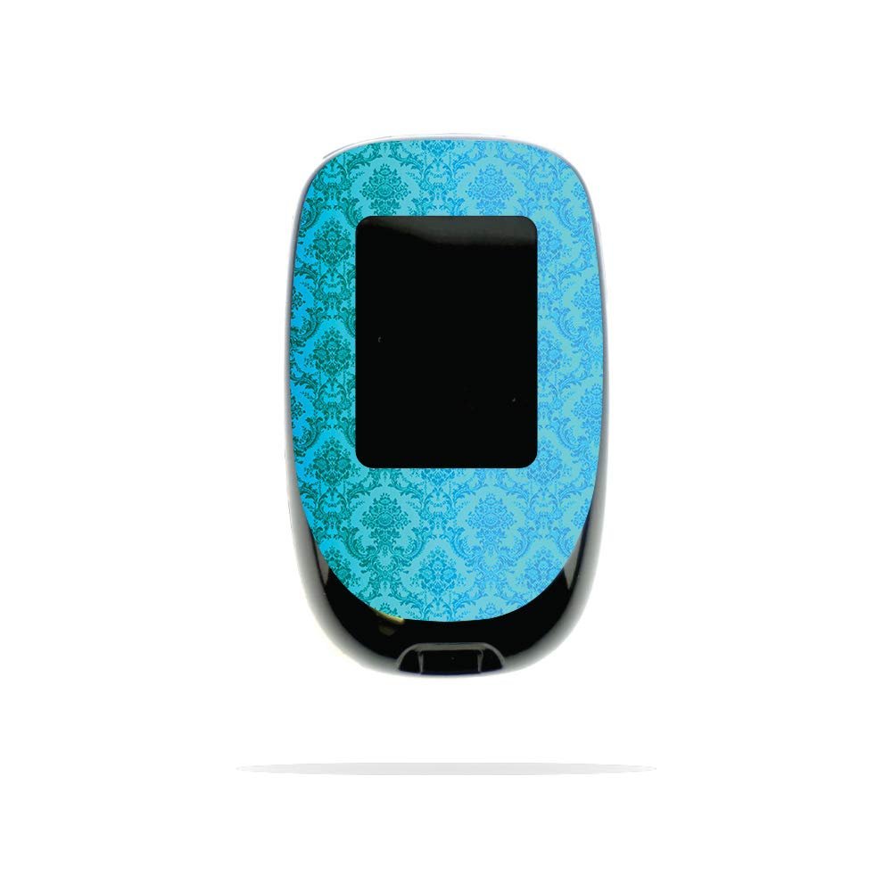 MightySkins Skin Compatible with Accu-Chek Nano - Blue Vintage | Protective, Durable, and Unique Vinyl Decal wrap Cover | Easy to Apply, Remove, and Change Styles | Made in The USA