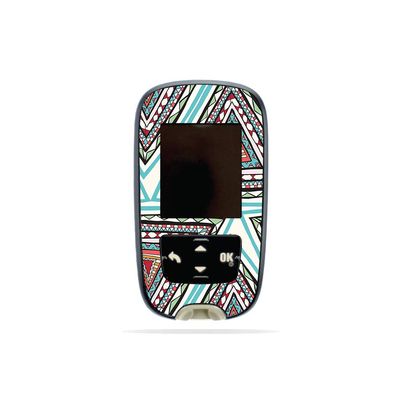 MightySkins Skin Compatible with Accu-Chek Guide - Aztec Pyramids | Protective, Durable, and Unique Vinyl Decal wrap Cover | Easy to Apply, Remove, and Change Styles | Made in The USA