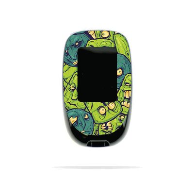 MightySkins Skin Compatible with Accu-Chek Nano - Monster Pattern | Protective, Durable, and Unique Vinyl Decal wrap Cover | Easy to Apply, Remove, and Change Styles | Made in The USA