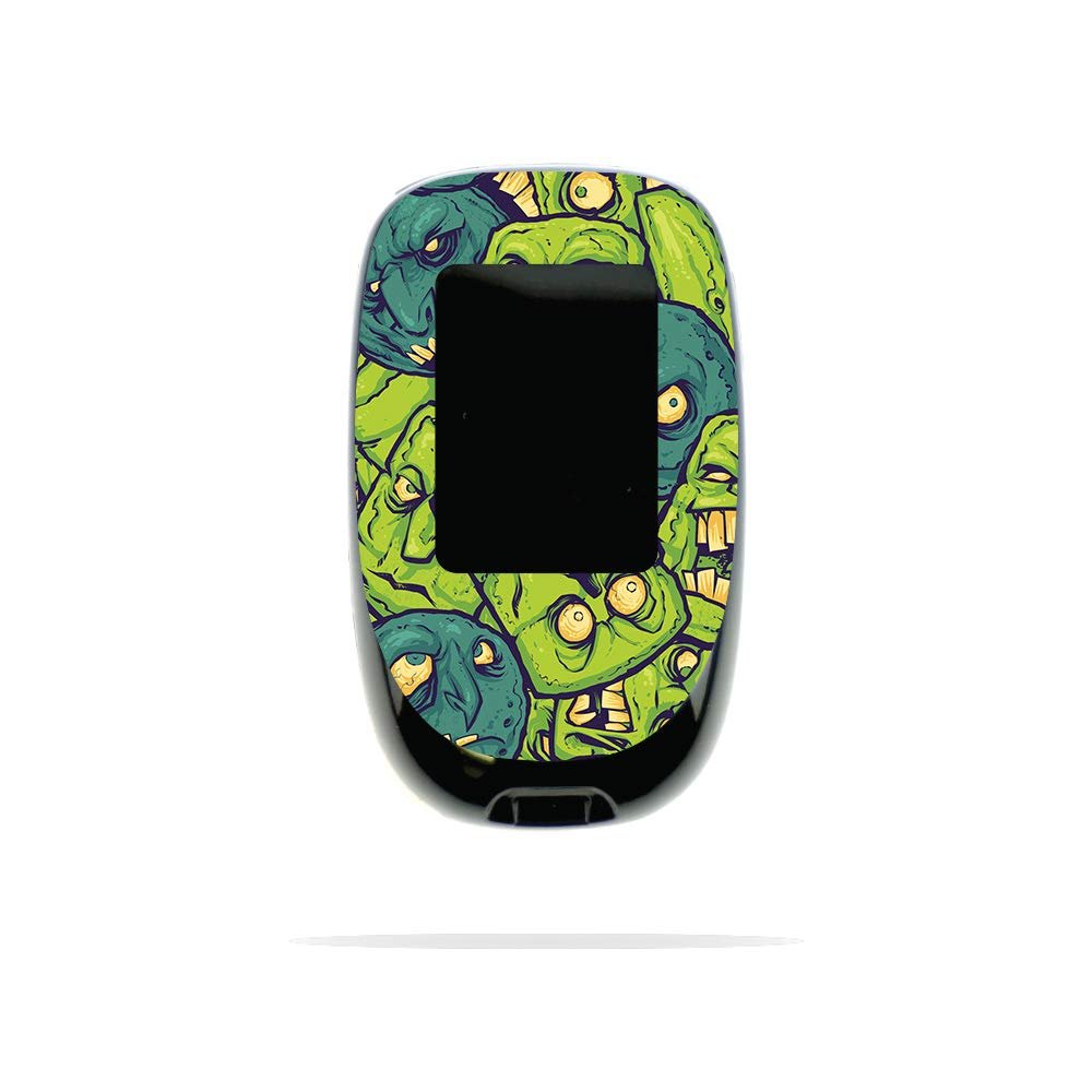MightySkins Skin Compatible with Accu-Chek Nano - Monster Pattern | Protective, Durable, and Unique Vinyl Decal wrap Cover | Easy to Apply, Remove, and Change Styles | Made in The USA