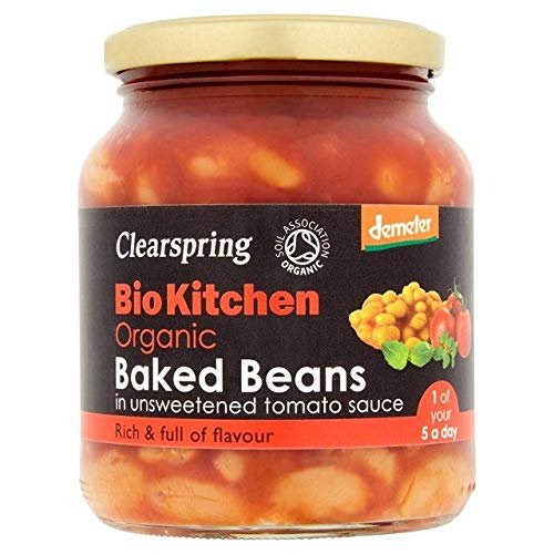 Clearspring Demeter Organic Baked Beans Unsweetened - 350g (0.77 lbs)