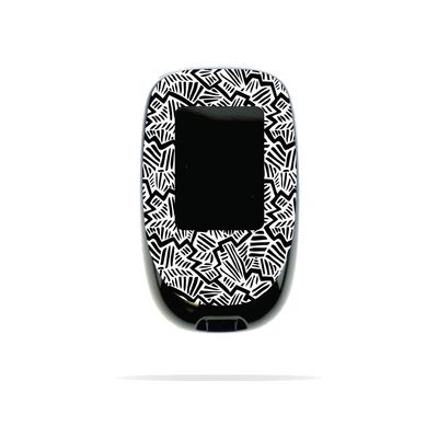 MightySkins Skin Compatible with Accu-Chek Nano - Abstract Black | Protective, Durable, and Unique Vinyl Decal wrap Cover | Easy to Apply, Remove, and Change Styles | Made in The USA