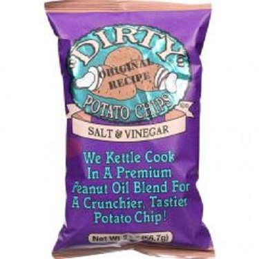 Dirty Chips- Sea Salt & Vinegar Chips ( 25 - 2 OZ)