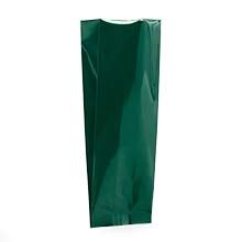 1000ea - 3-1/4 X 2-3/8 X 10-1/4 Green Foil Gusset Bags Gusset - 2 3/8''