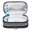 YOUSHARES Insulin Cooler Travel Case, Double Layer Handy Medication Insulated Diabetic Carrying Cooling Bag for Insulin Pen, Glucose Meter and Diabetic Supplies with 2 Cooler Ice Pack view 3