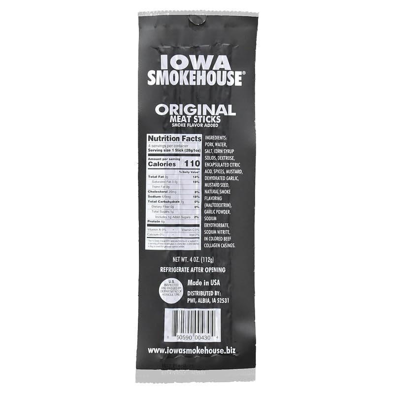 Meat Sticks, Original, 4-oz.