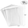 100 Bags - 11.5" x 15.5" Crystal Clear Protective Closure Bags with Self Adhesive Flap in 2.1Mil Thickness view 2