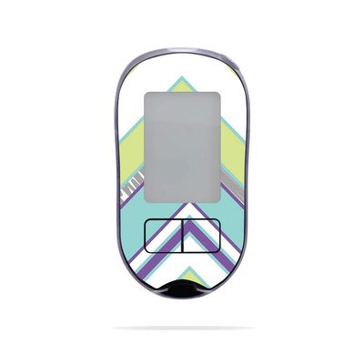 MightySkins Skin Compatible with Accu-Chek Aviva Plus - Pastel Chevron | Protective, Durable, and Unique Vinyl Decal wrap Cover | Easy to Apply, Remove, and Change Styles | Made in The USA