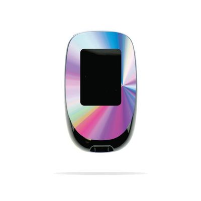 MightySkins Skin Compatible with Accu-Chek Nano - Rainbow Zoom | Protective, Durable, and Unique Vinyl Decal wrap Cover | Easy to Apply, Remove, and Change Styles | Made in The USA